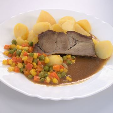 Obrázek Pečená krkovice s míchanou zeleninou