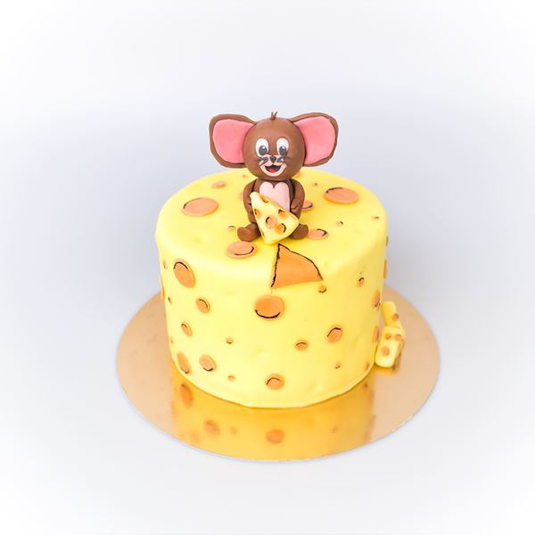 Obrázek z Narozeninový dort s máslovým krémem malinovým