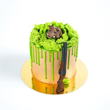 Obrázek Narozeninový dort se základním žloutkovým krémem máslovým