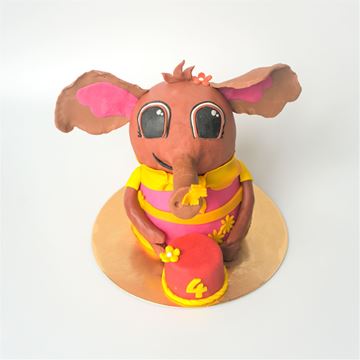 Obrázek Narozeninový dort s máslovým krémem čokoládovým