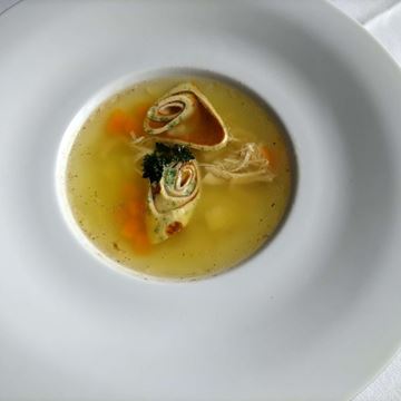 Obrázek Omeletka s bylinkami (vložka do polévky)